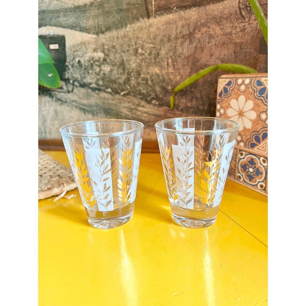 Culver Glass Shot Glasses Set of Two